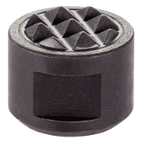 EH 22620. - Grippers round with hard metal insert, ribbed