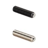 EH 22700. - Ball-Ended Thrust Screws, headless, ball protected against rotating / flat-faced ball, plain surface