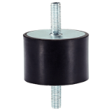 EH 25150. - Rubber Metal Buffers / with screw