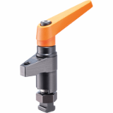 EH 23310. - Down-Thrust Clamps, swivelling, size 25, with adjustable clamping lever with axial bearing