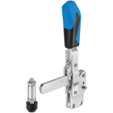 EH 23330. - Vertical Toggle Clamp with vertical base and solid support arm