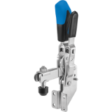EH 23330. Vertical Toggle Clamp with angle base and safety lock